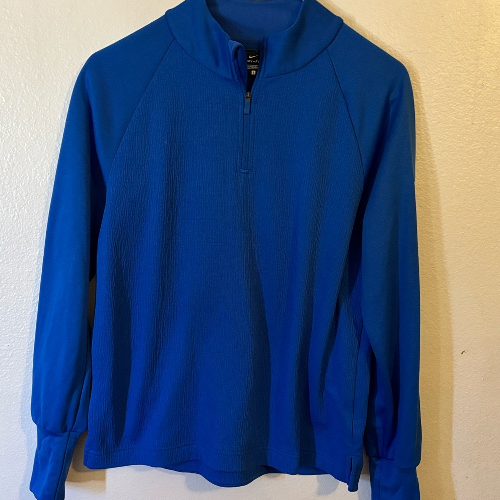 Nike Blue Dri-FIT Performance Sweater, Size S